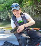 Photo de Julia Watson sur le terrain